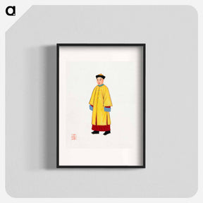 アートポスター-Man in Yellow Priest Robe
 - 中国の衣装 Poster.
