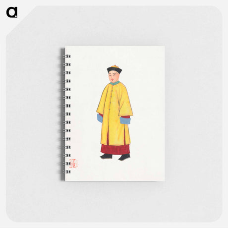 アートメモ帳-Man in Yellow Priest Robe
 - 中国の衣装 Memo.