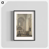 The Transept of Aarhus Cathedral - クリステン ケプケ Poster.
