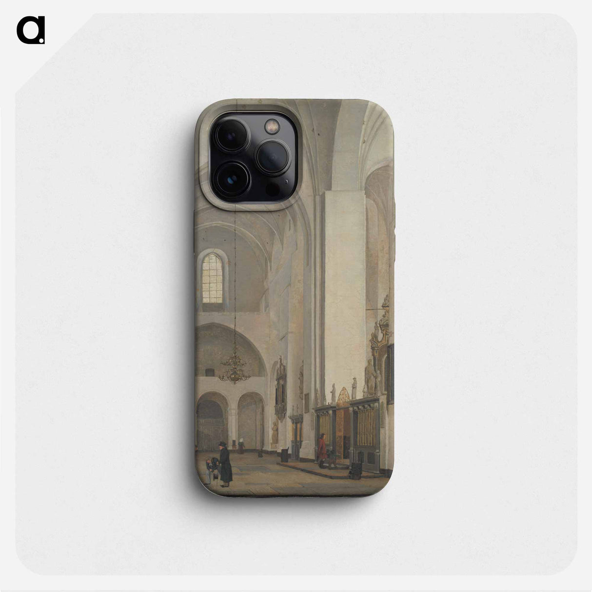 The Transept of Aarhus Cathedral - クリステン ケプケ Phone Case.