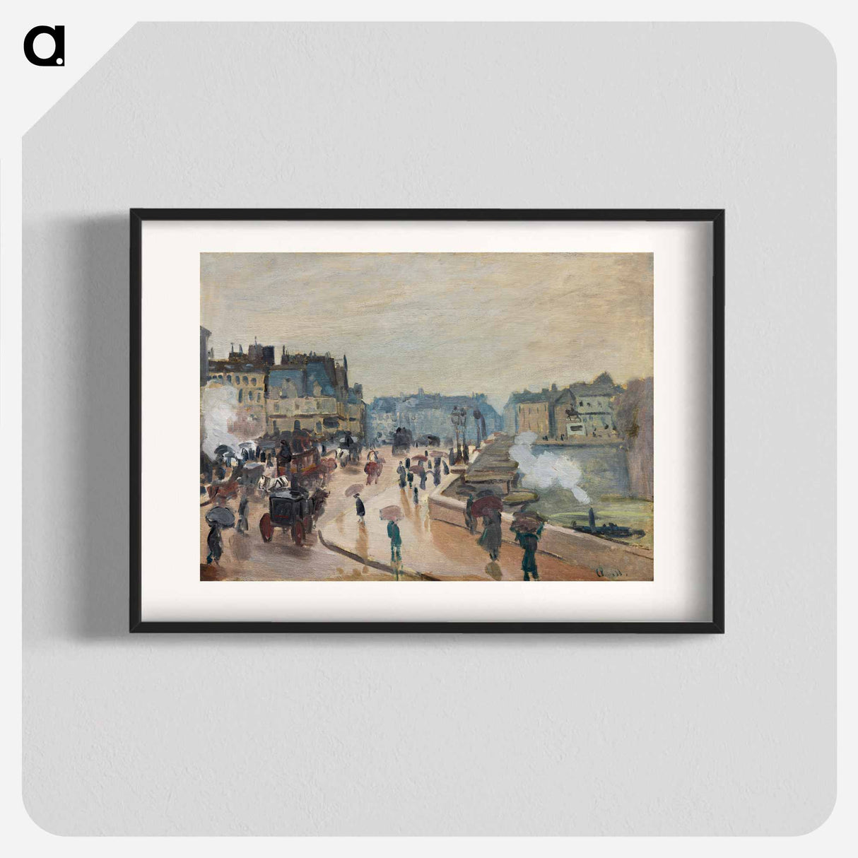 The Pont Neuf - Claude Monet Poster.
