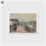 The Pont Neuf - クロード モネ Postcard.