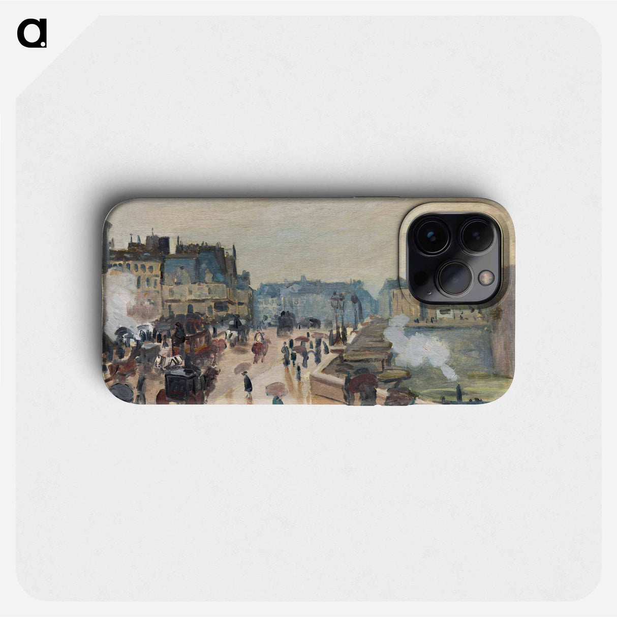 The Pont Neuf - Claude Monet Phone Case.