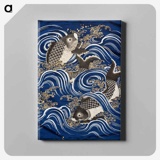 アートパネル-Carp in Waves Fukusa
 - クリーブランド美術館 Canvas.