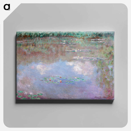 アートパネル-The Water Lily Pond (Clouds)
 - ダラス美術館 Canvas.