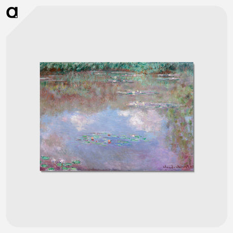 アートポストカード-The Water Lily Pond (Clouds)
 - ダラス美術館 Postcard.