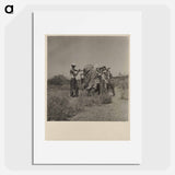 Transients, New Mexico - Dorothea Lange Poster.