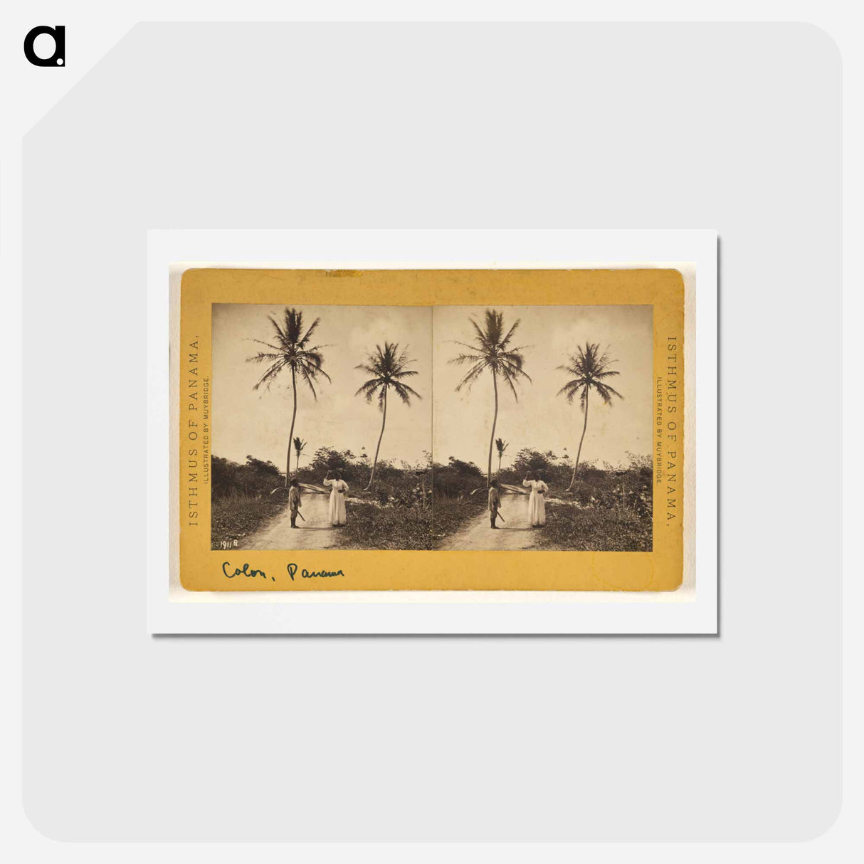アートポストカード-Road Along the Beach
 - エドワード マイブリッジ Postcard.