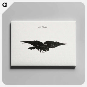 アートパネル-Flying Raven - エドゥアール マネ Canvas.