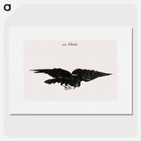 Flying Raven - エドゥアール マネ Poster.