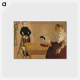 アートポストカード-The Conversation - エドゥアール ヴュイヤール Postcard.