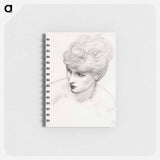 アートメモ帳-Car of Love or Love's Wayfaring - Study of Maria Zambaco - エドワード バーン ジョーンズ Memo.