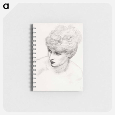 アートメモ帳-Car of Love or Love's Wayfaring - Study of Maria Zambaco - エドワード バーン ジョーンズ Memo.