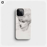 Car of Love or Love's Wayfaring - Study of Maria Zambaco - エドワード バーン ジョーンズ Phone Case.