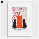 About Paris - Edward Penfield Poster.