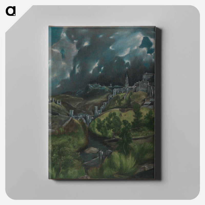 View of Toledo - エル グレコ Canvas.