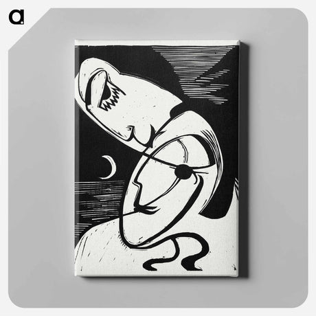 アートパネル-The Kiss - エルンスト ルートヴィヒ キルヒナー Canvas.