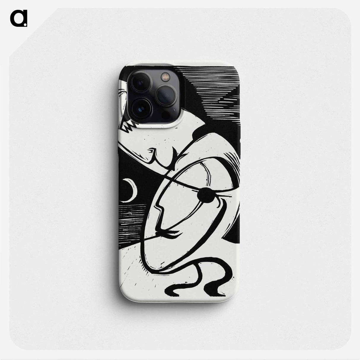 The Kiss - Ernst Ludwig Kirchner Phone Case.