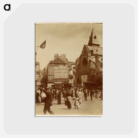 アートポストカード-Place Saint-Médard
 - ウジェーヌ アジェ Postcard.