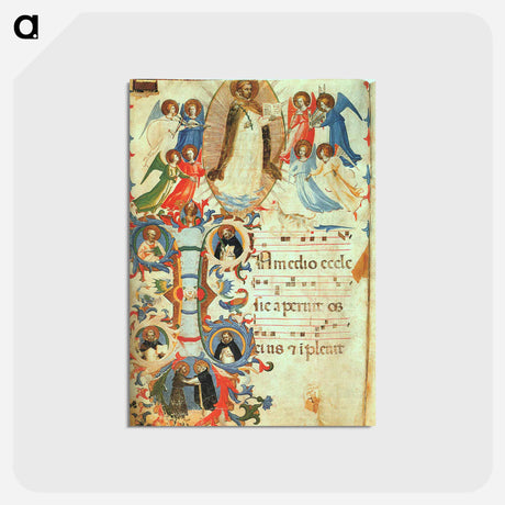 アートポストカード-Glorification of Saint Dominic - フラ アンジェリコ Postcard.