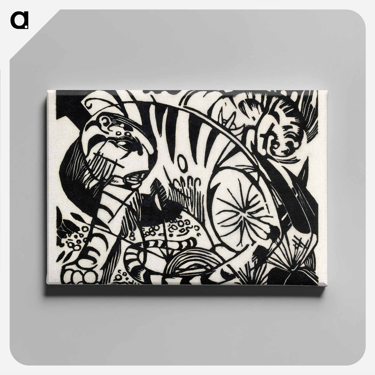 アートパネル-Tiger - フランツ マルク Canvas.