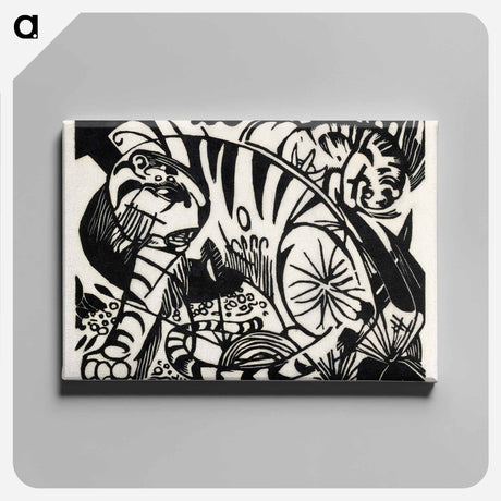 アートパネル-Tiger - フランツ マルク Canvas.