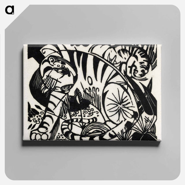 アートパネル-Tiger - フランツ マルク Canvas.