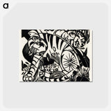 アートポストカード-Tiger - フランツ マルク Postcard.