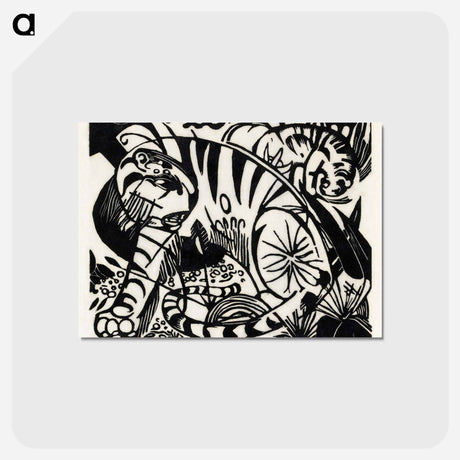 アートポストカード-Tiger - フランツ マルク Postcard.