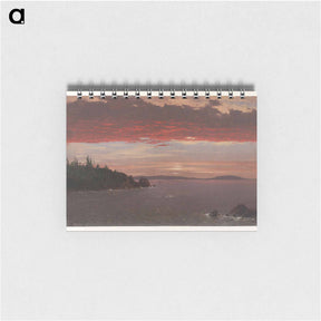 アートメモ帳-Schoodic Peninsula from Mount Desert at Sunrise - フレデリック エドウィン チャーチ Memo.