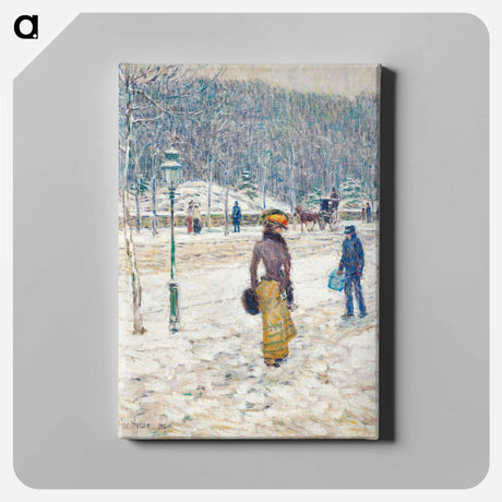 アートパネル-New York Street - フレデリック チャイルド ハッサム Canvas.