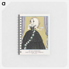 アートメモ帳-Mme Ida Rubinstein dans "La Dame aux Camélias" - ジョージ バービエ Memo.