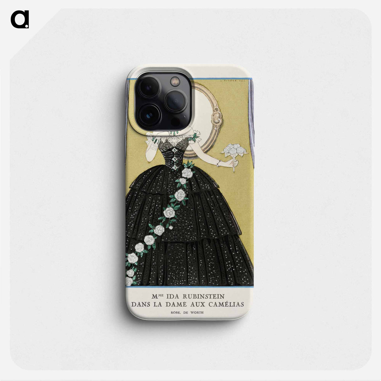 Mme Ida Rubinstein in "The Lady Who Loved Camélias" - Georges Barbier Phone Case.