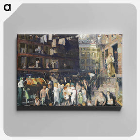 アートパネル-Cliff Dwellers - ジョージ ベローズ Canvas.