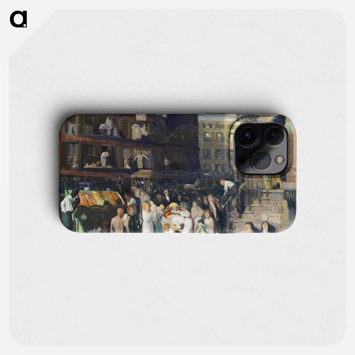 Cliff Dwellers - George Bellows Phone Case.