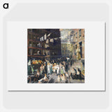 Cliff Dwellers - George Bellows Poster.