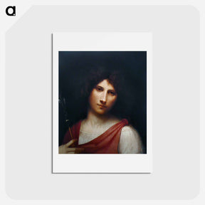 アートポストカード-Youth Holding an Arrow
 - ジョルジョーネ Postcard.
