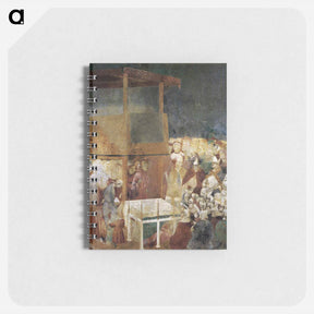 アートメモ帳-Canonization of St Francis - ジョット ディ ボンドーネ Memo.