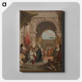 アートパネル-The Investiture of Bishop Harold as Duke of Franconia
 - ジョバンニ バティスタ ティエポロ Canvas.