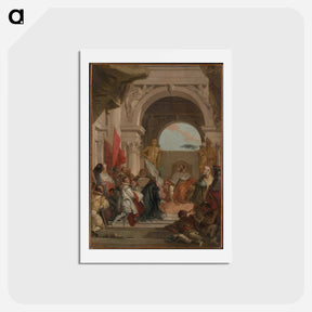 アートポストカード-The Investiture of Bishop Harold as Duke of Franconia
 - ジョバンニ バティスタ ティエポロ Postcard.