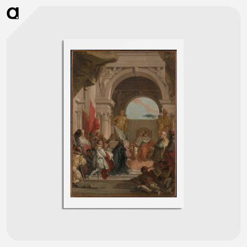 The Investiture of Bishop Harold as Duke of Franconia
 - ジョバンニ バティスタ ティエポロ Postcard.