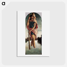 アートポストカード-Polyptych of San Vincenzo Ferreri - ジョヴァンニ ベッリーニ Postcard.