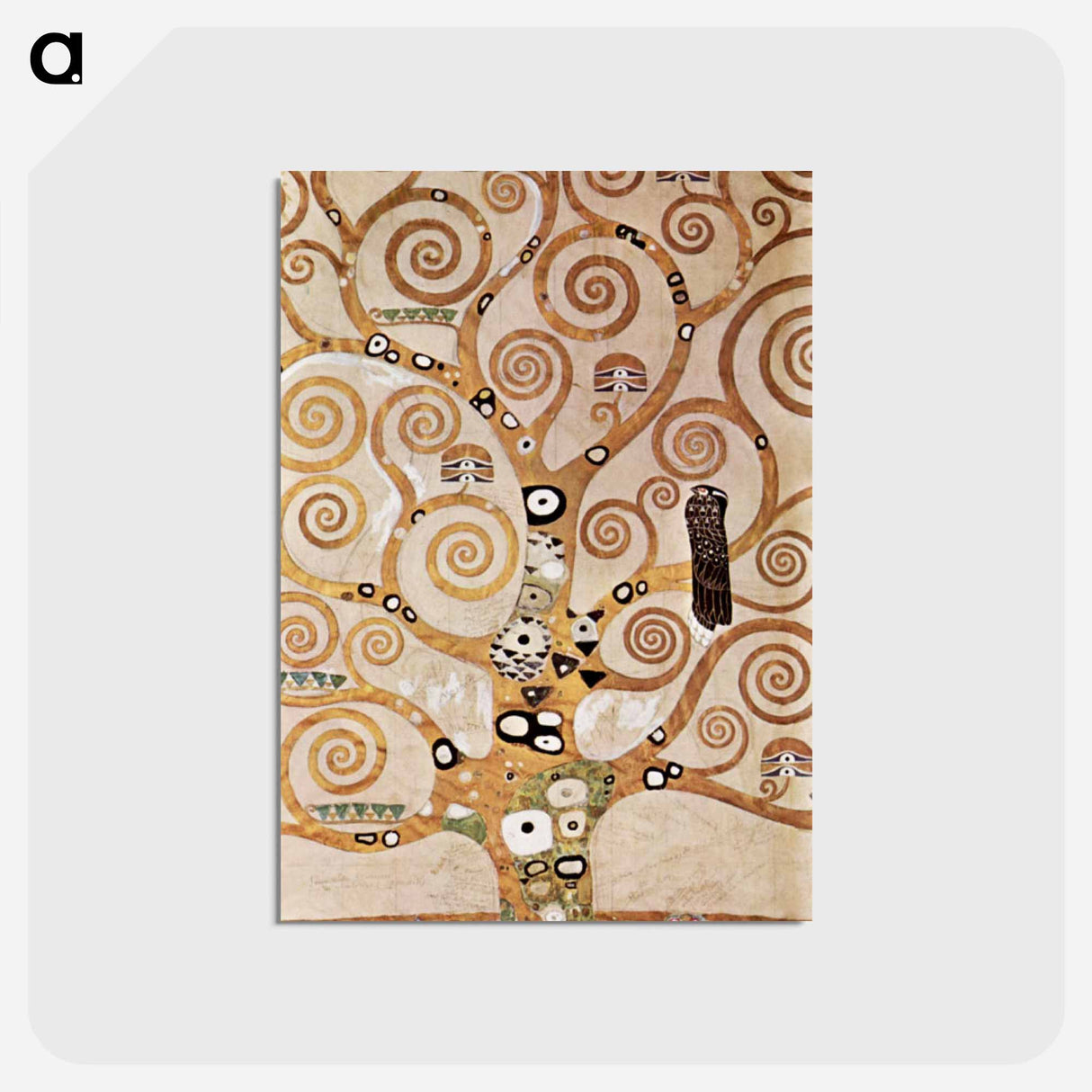 アートポストカード-L'Arbre de Vie - グスタフ クリムト Postcard.