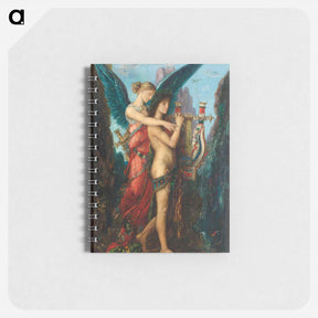 アートメモ帳-『ヘシオドスとムーサ』 (1891年) - ギュスターヴ モロー Memo.