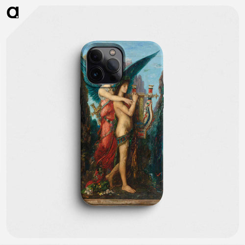 『ヘシオドスとムーサ』 (1891年) - ギュスターヴ モロー Phone Case.