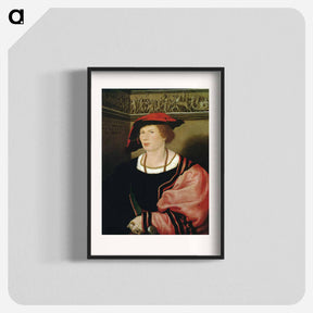 アートポスター-Portrait of Benedikt von Hertenstein - ハンス ホルバイン Poster.