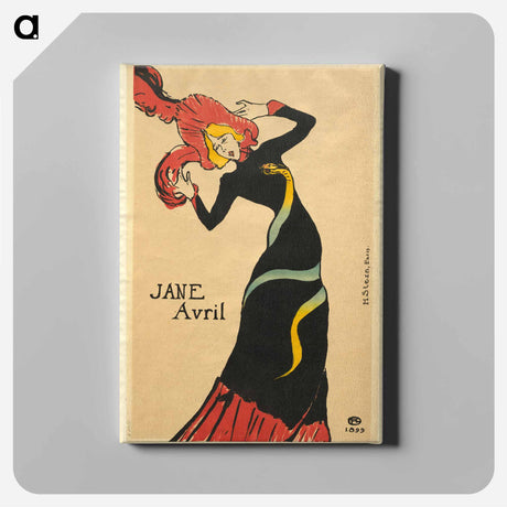 アートパネル-Jane Avril - アンリ ド トゥールーズ ロートレック Canvas.