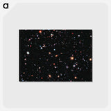 アートポストカード-Farthest View of the Universe
 - ハッブル画像 Postcard.