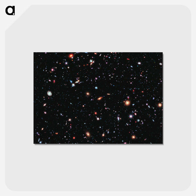 アートポストカード-Farthest View of the Universe
 - ハッブル画像 Postcard.