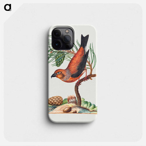 Red Crossbill and Scots Pine
 - ジェームズ ボルトン Phone Case.